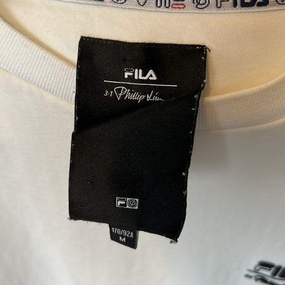 FILA X 3.1 Philip LIM white line hoodie - Picture 3 of 6